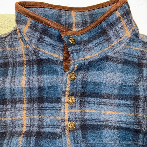 XL John Wayne Quarter Button Up Pull Over - Picture 3 of 4